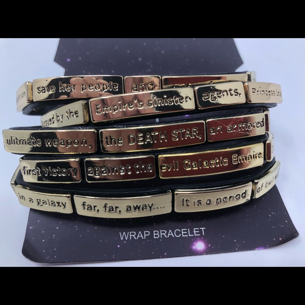 LOVE & MADNESS STAR WARS CRAWL WRAP BRACELET